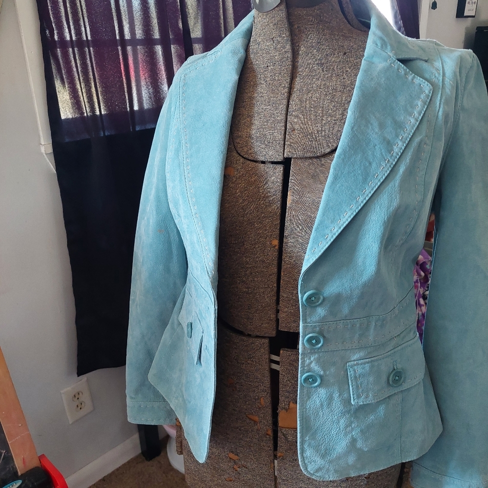 MADISON leather blazer Size 6